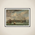 The Island of Onrust near Batavia (Jakarta) framed