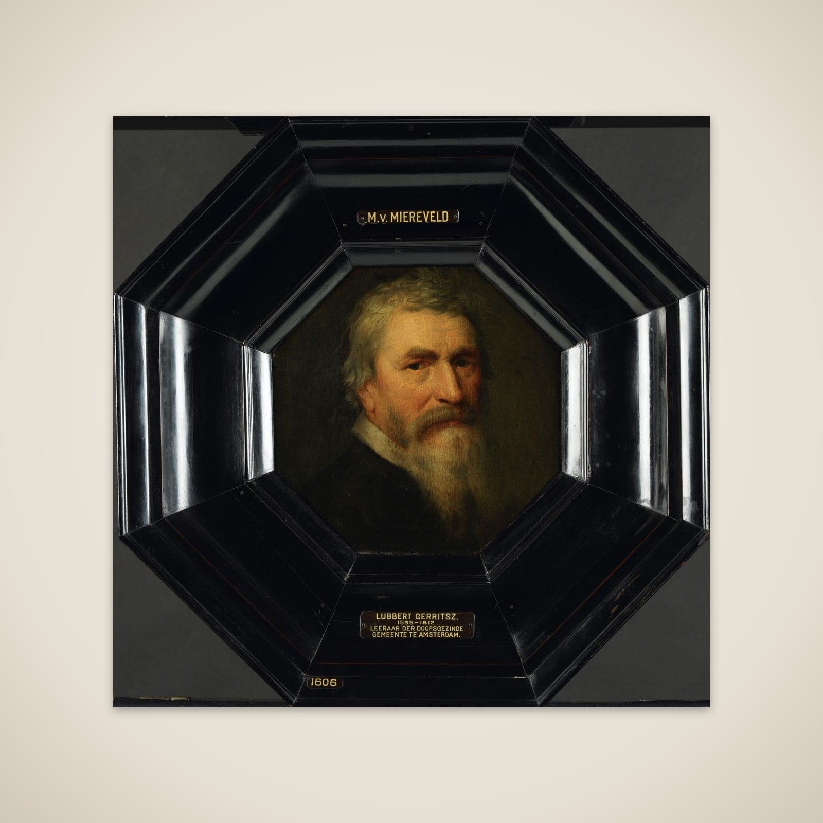 Portrait of Lubbert Gerritsz (1535-1612) unframed print