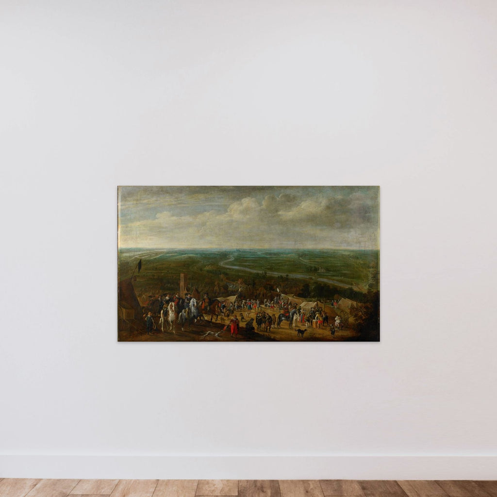 Prince Frederik Hendrik at the Siege of 's-Hertogenbosch, 1629 unframed — shown to scale