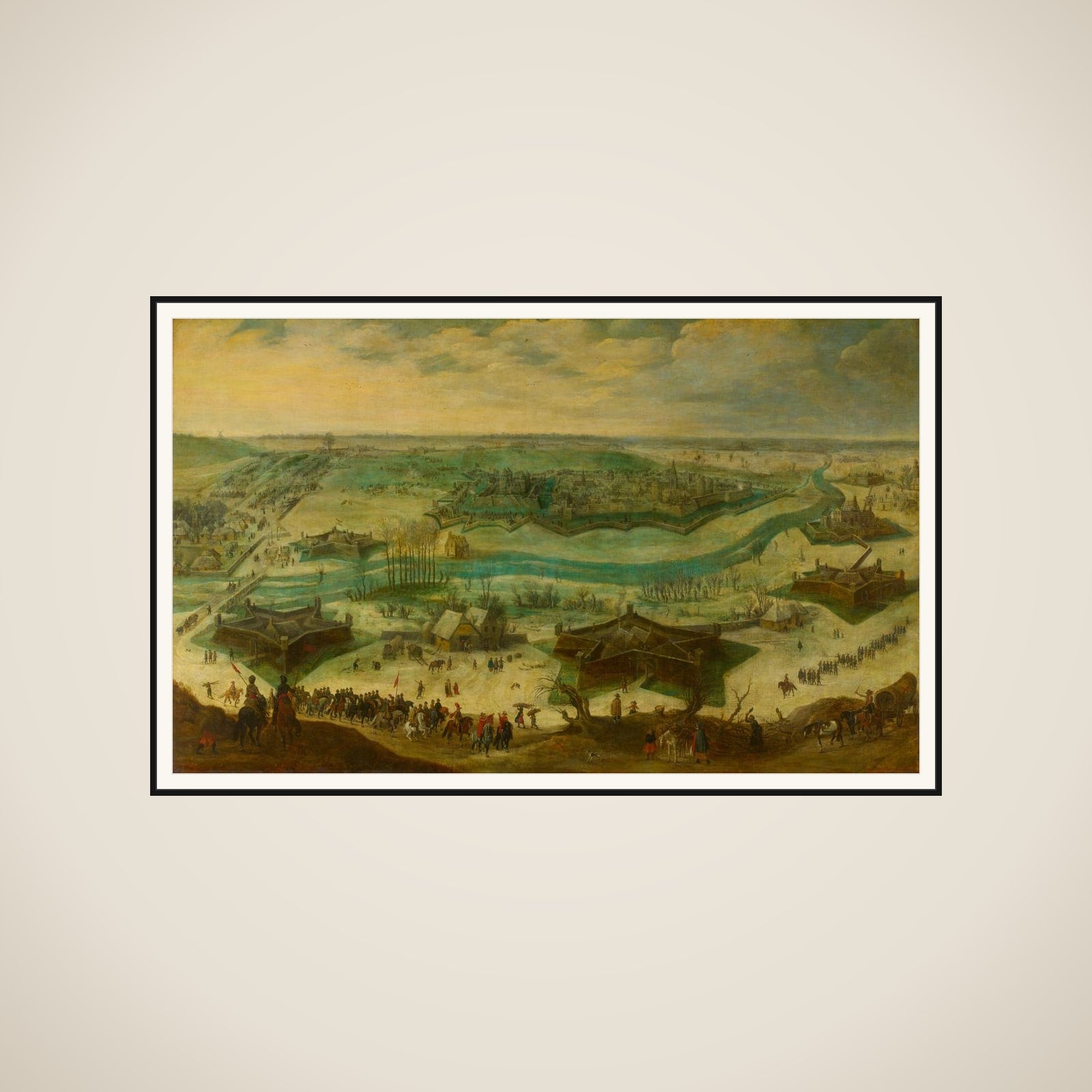 The Siege of Jülich, 1621-22 framed