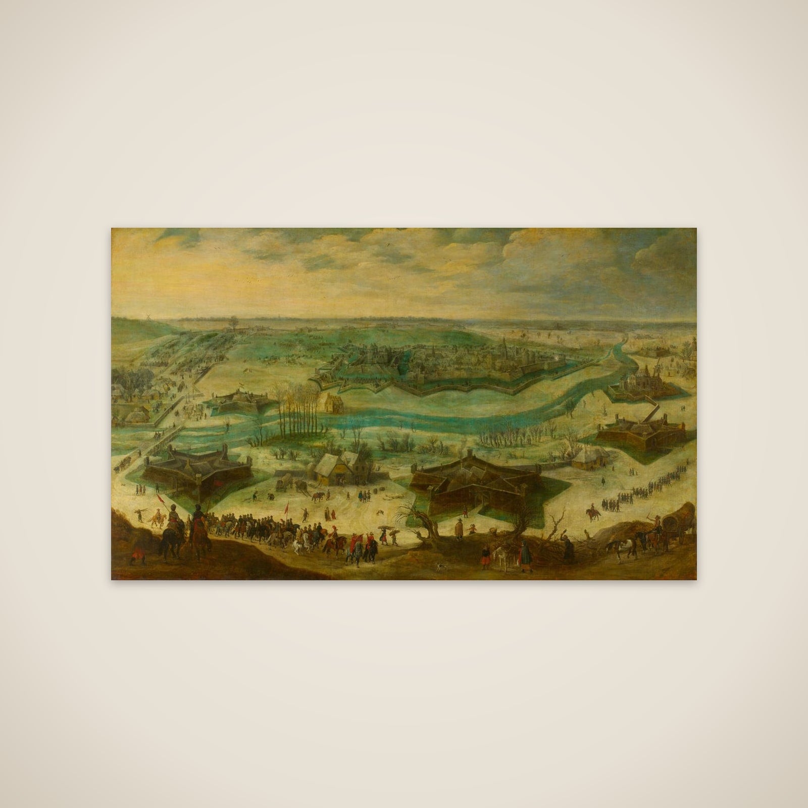 The Siege of Jülich, 1621-22 unframed print