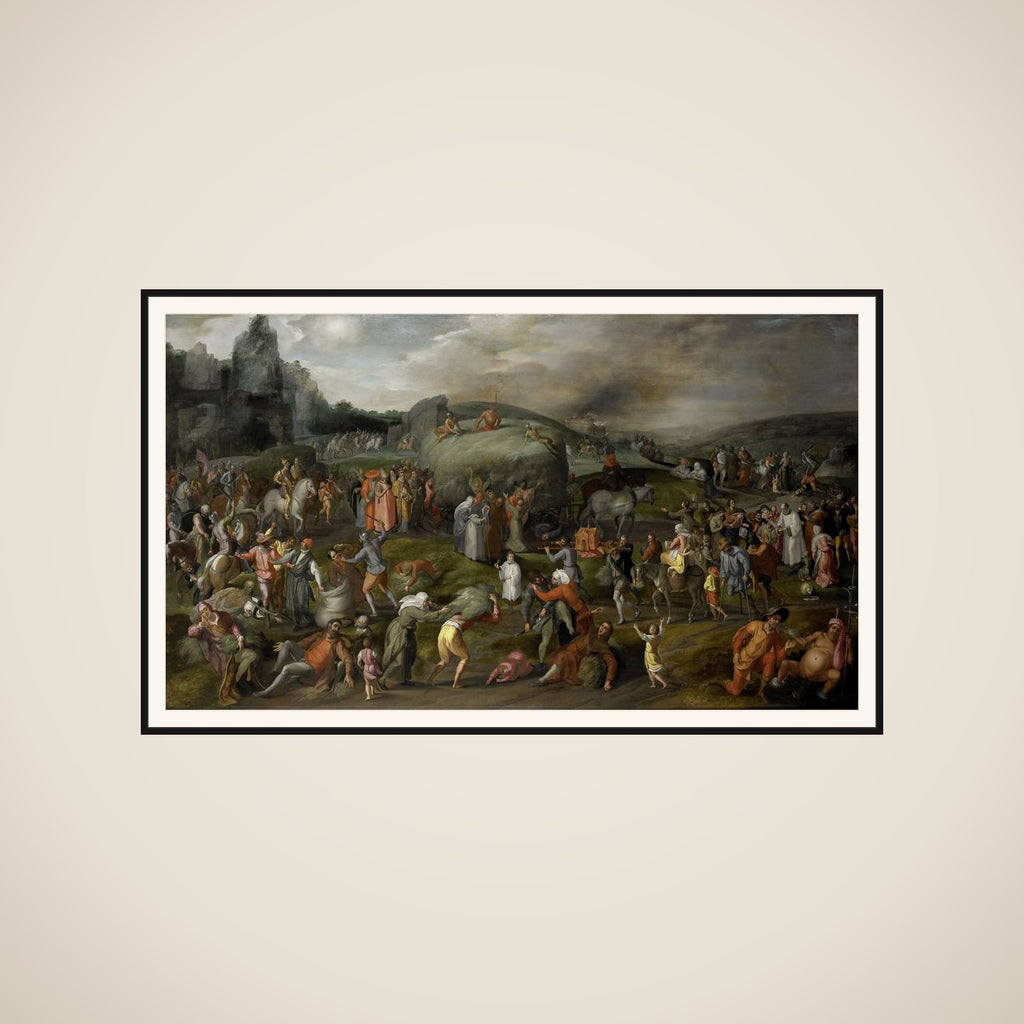 Allegory of Abuses by the Authorities of Church and State framed
