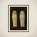 Portrait of Swaddled Twins: The Early-Deceased Children of Jacob de Graeff and Aeltge Boelens framed