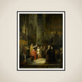 The Wedding of Jacoba of Bavaria, Countess of Holland, and Jan IV, Duke of Brabant, 10 March 1418 framed