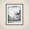 Market Day in Courtrai framed