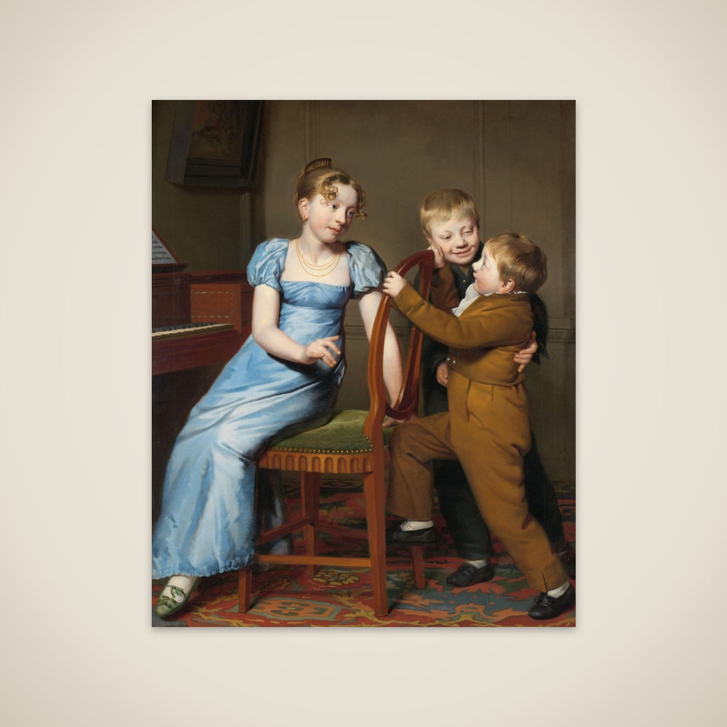 Piano Practice Interrupted unframed print