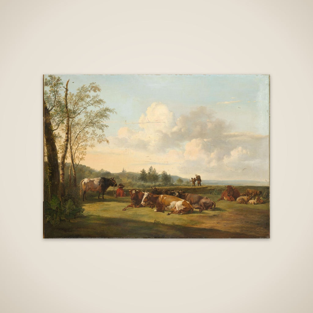 Landscape with Cattle unframed print