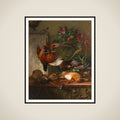 Still Life with Game and a Greek Stele: Allegory of Autumn framed