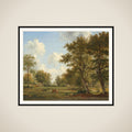 Landscape near Hilversum framed