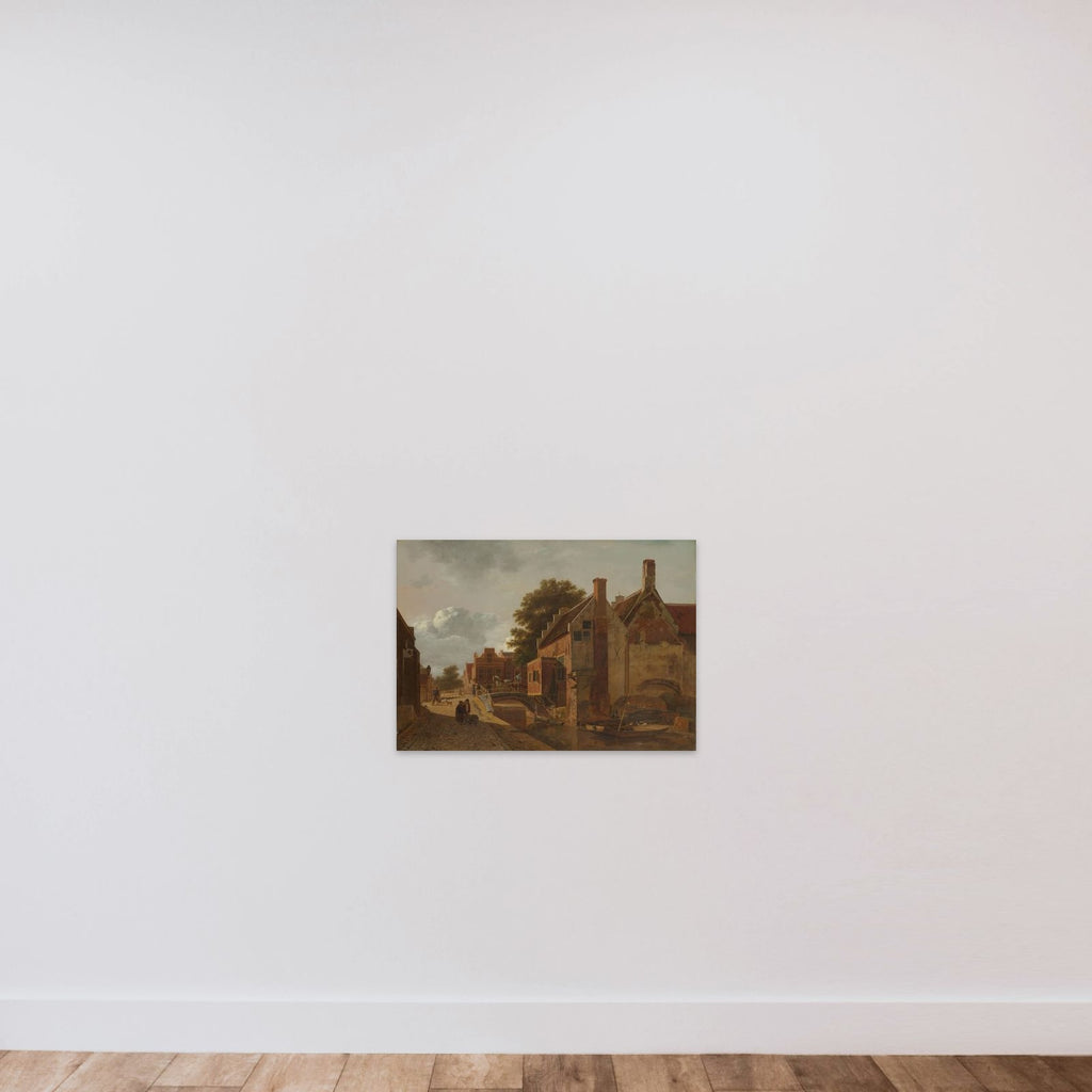 The Kalvermarkt, The Hague unframed — shown to scale