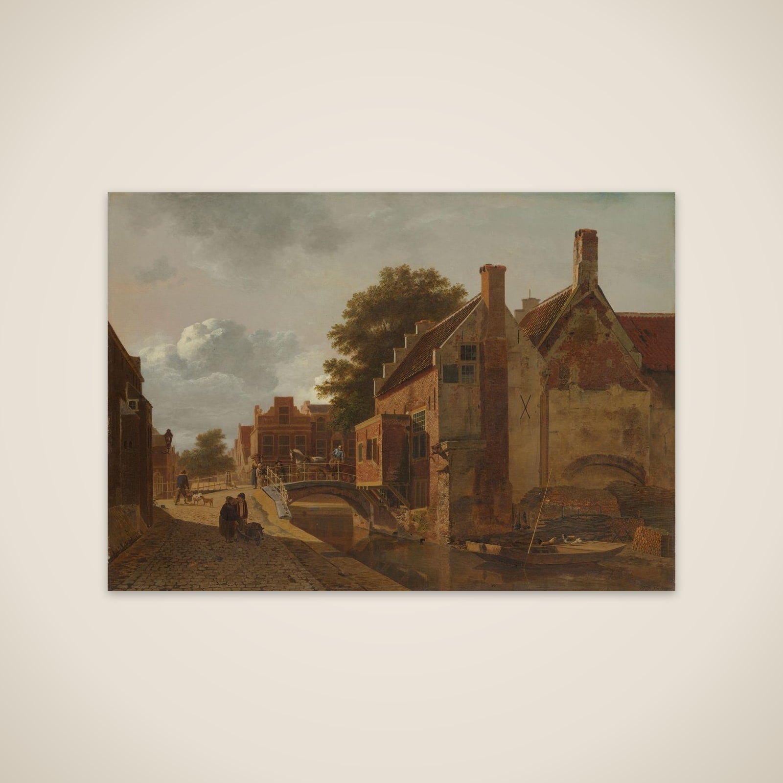 The Kalvermarkt, The Hague unframed print
