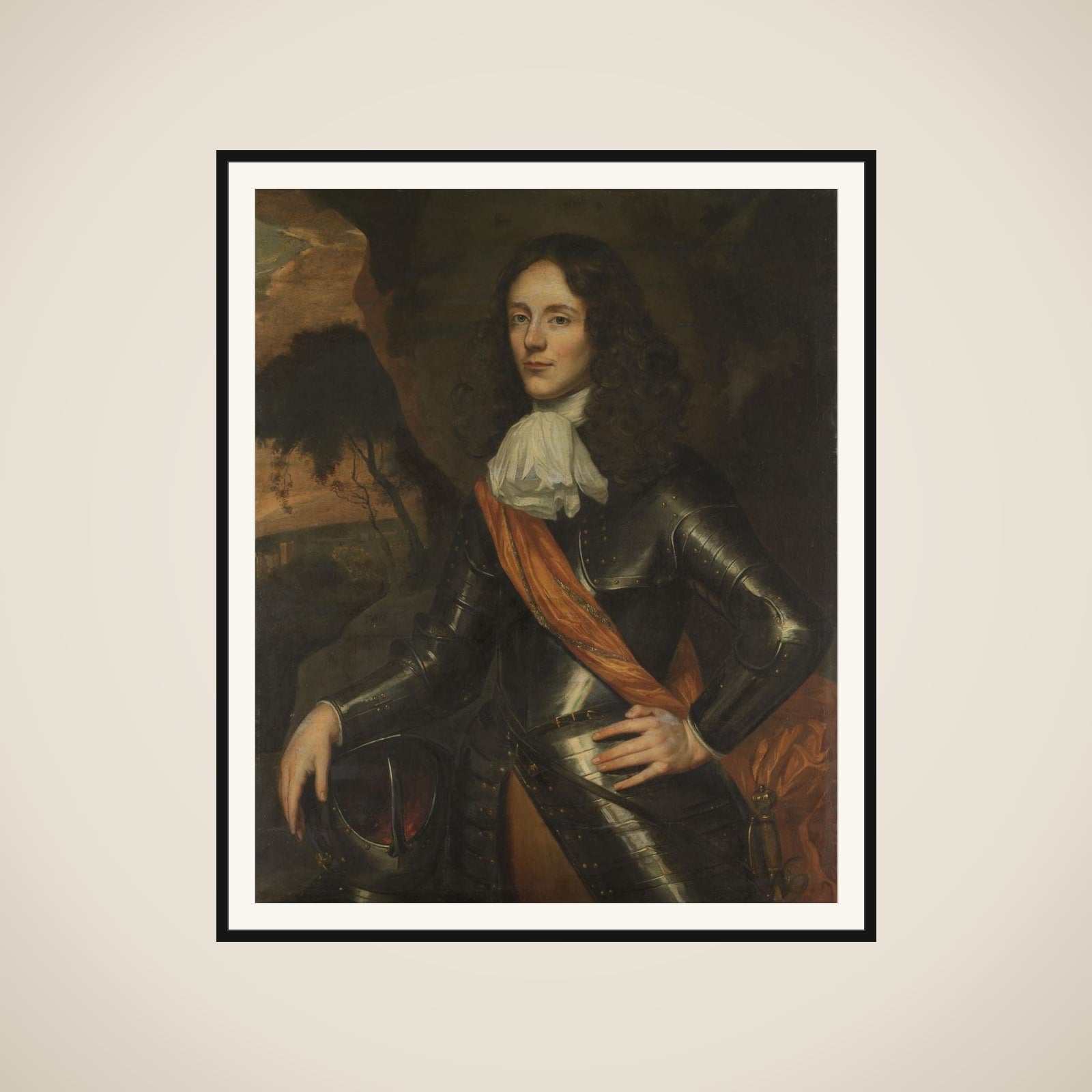 Portrait of James, 4th Lord Cranstoun (in or after 1643-85/88) framed