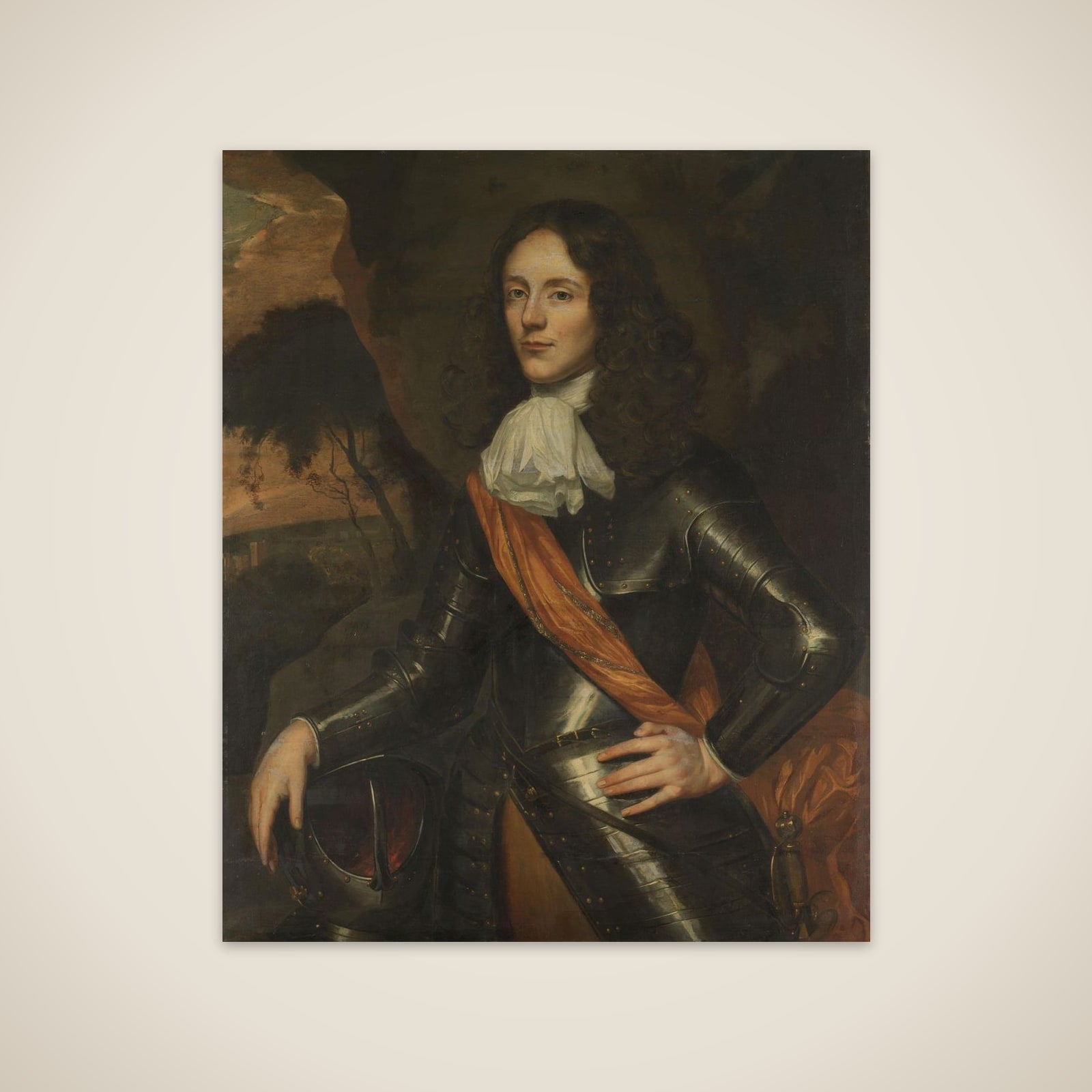 Portrait of James, 4th Lord Cranstoun (in or after 1643-85/88) unframed print