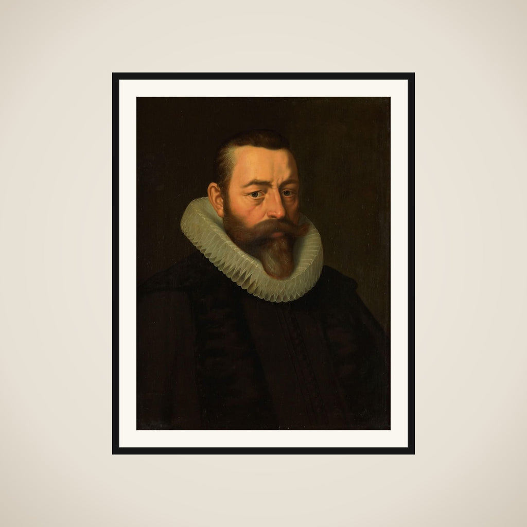 Portrait of Pieter Dircksz Hasselaer (1554-1616) framed