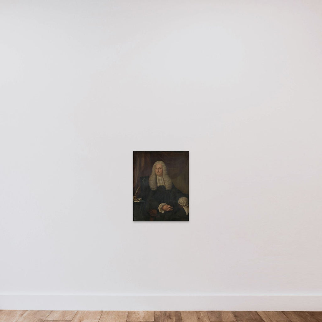 Portrait of Harmen Hendrik van de Poll, Burgomaster of Amsterdam unframed — shown to scale