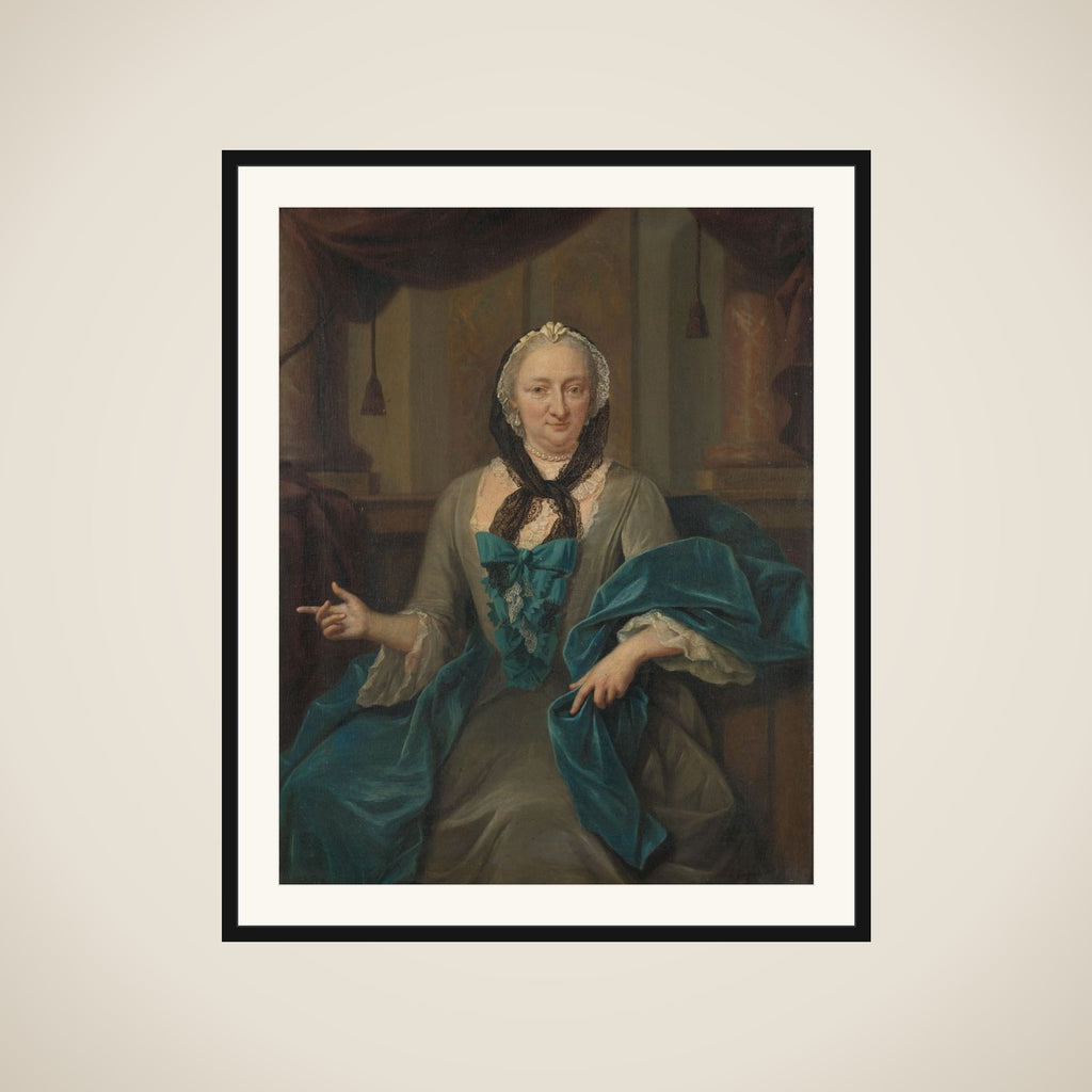 Portrait of Margaretha Trip, Wife of Hendrik van de Poll framed