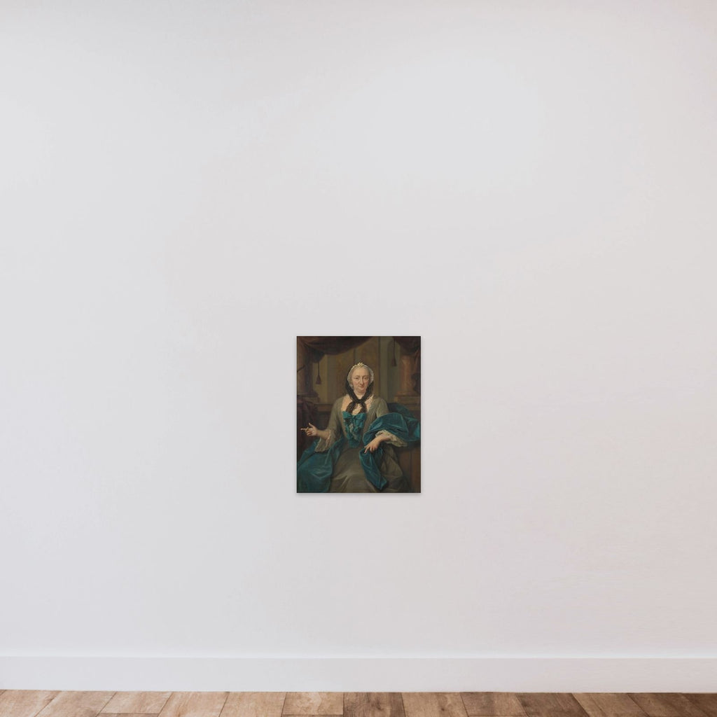 Portrait of Margaretha Trip, Wife of Hendrik van de Poll unframed — shown to scale