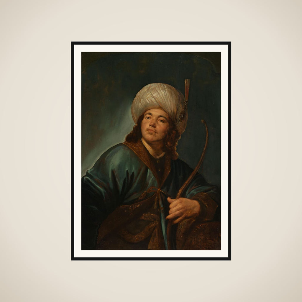 An Oriental framed