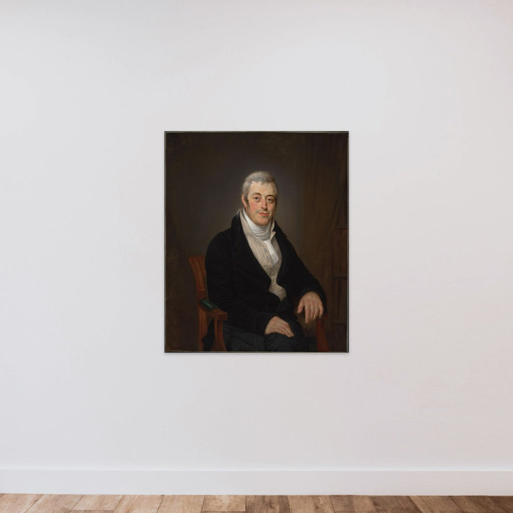 Portrait of Jonas Daniel Meijer (1780-1834) unframed — shown to scale