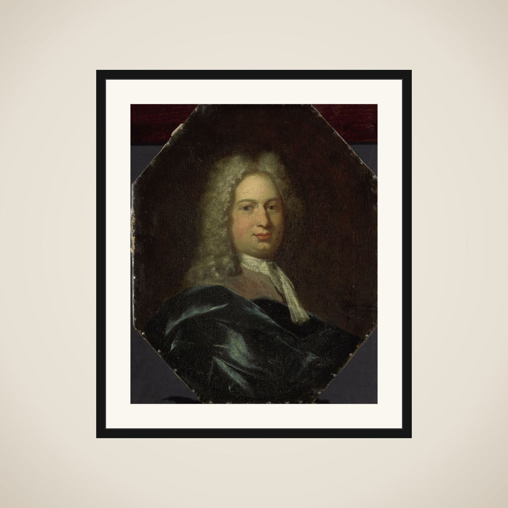 Portrait of Isaac Verburg, Rector of the Latin School in Amsterdam framed