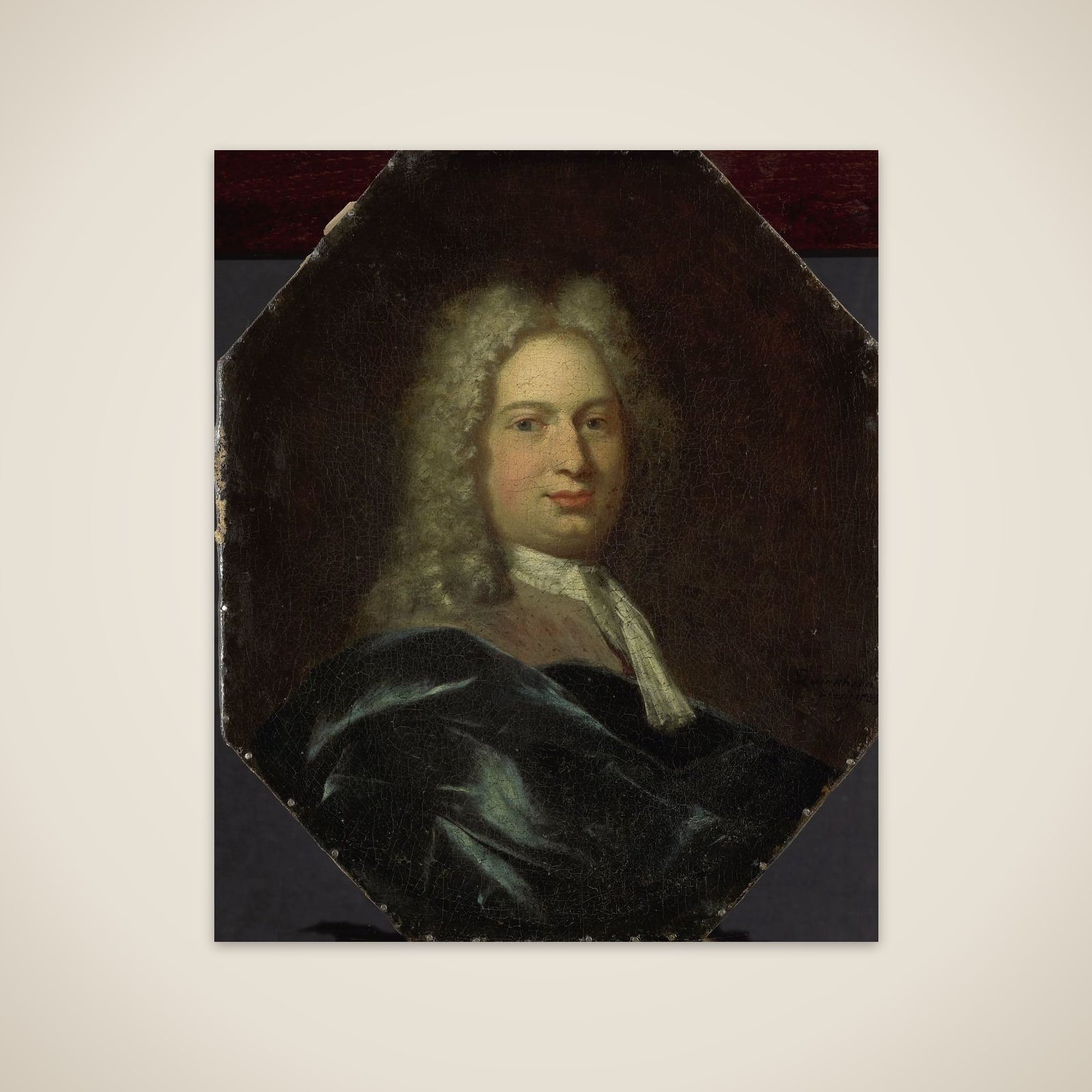 Portrait of Isaac Verburg, Rector of the Latin School in Amsterdam unframed print