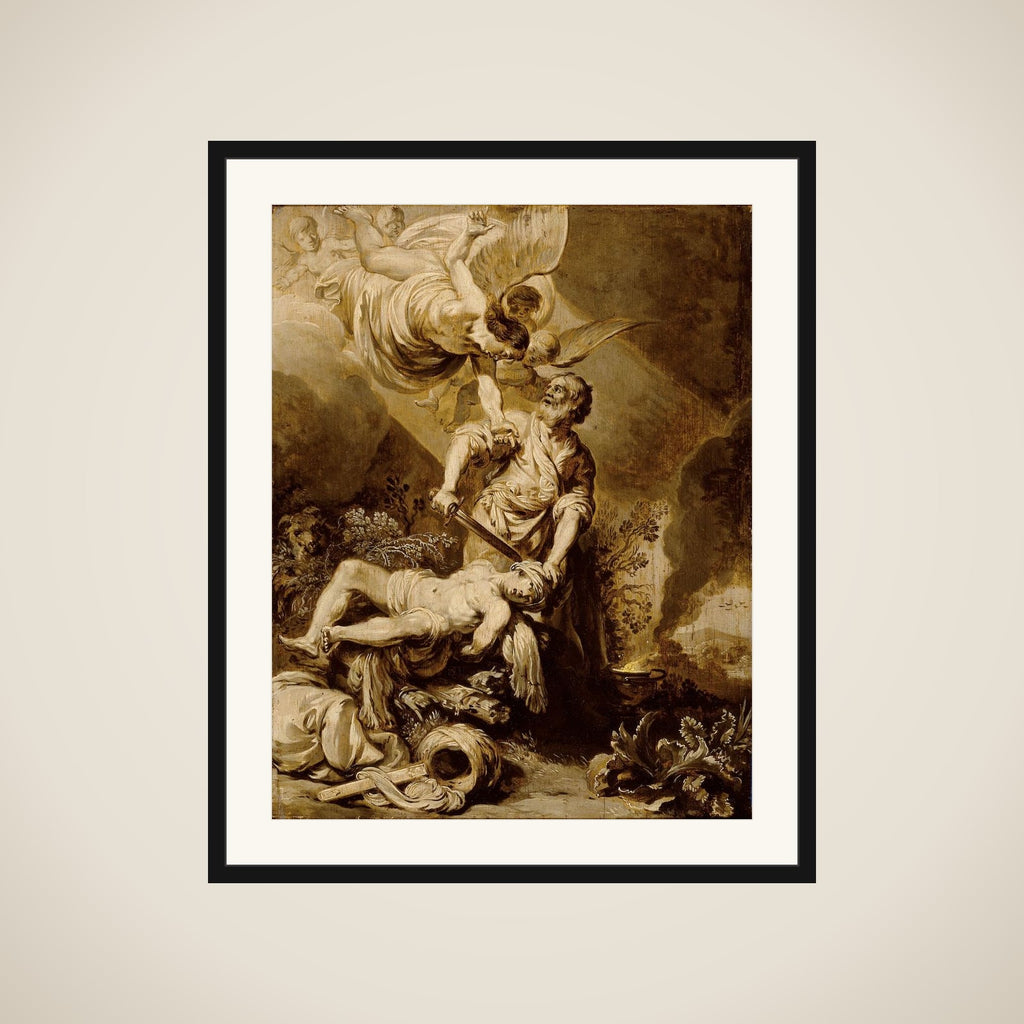 The Sacrifice of Abraham framed