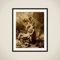 The Sacrifice of Abraham framed