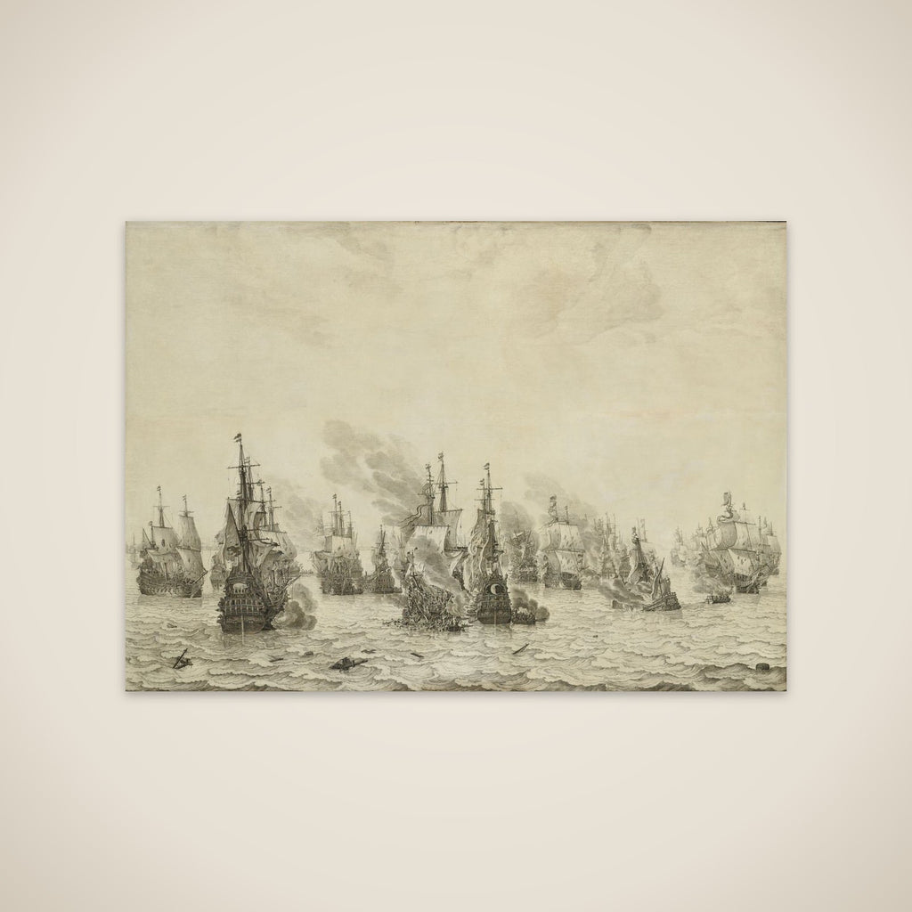 The Battle of Livorno (Leghorn) unframed print