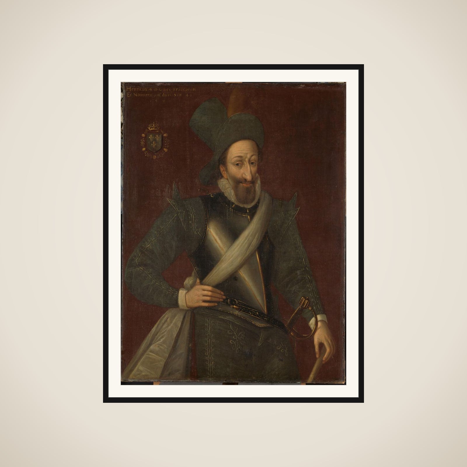 Henri IV (1553-1610), King of France framed