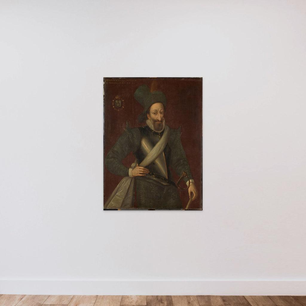 Henri IV (1553-1610), King of France unframed — shown to scale