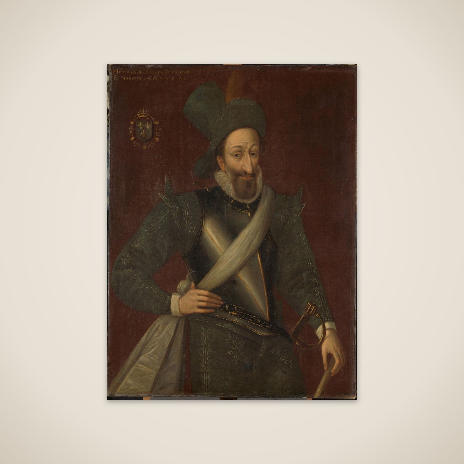 Henri IV (1553-1610), King of France unframed print