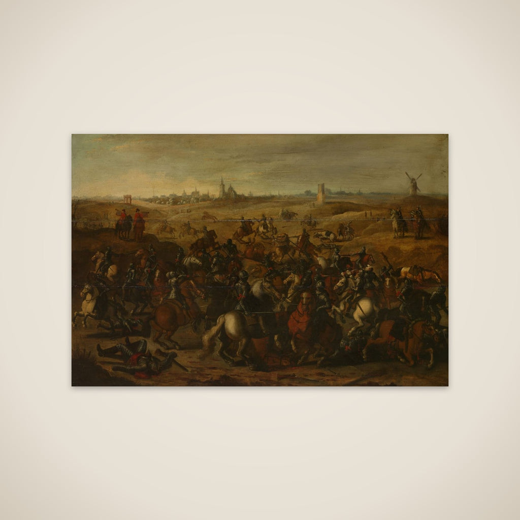 The Skirmish Between Cuirassiers, 5 February 1600, on the Vughterheide unframed print