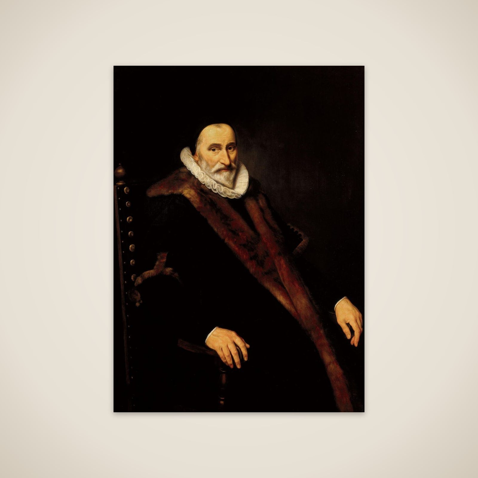 Portrait of Cornelis Pietersz Hooft (1546-1626) unframed print