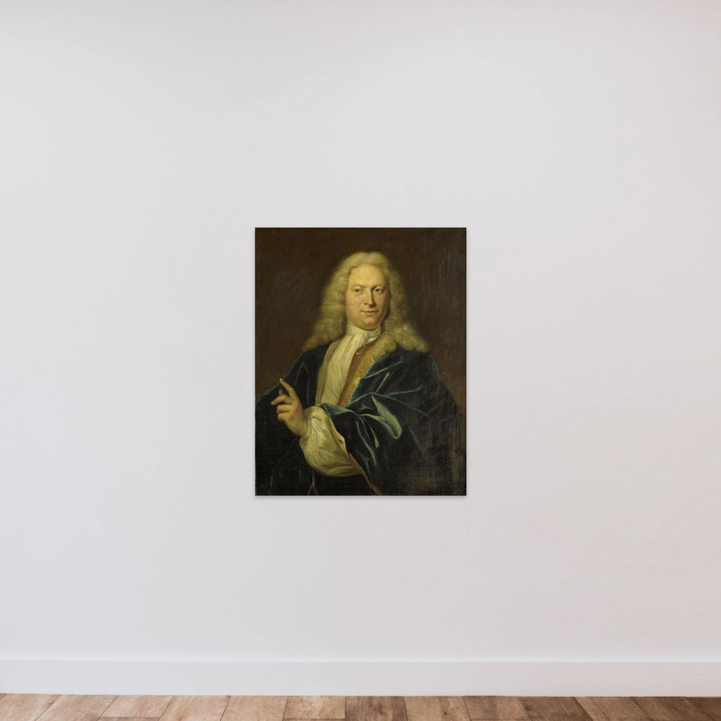 Portrait of Jan Hendrik van Heemskerck, Count of the Holy Roman Empire, Lord of Achttienhoven, Den Bosch and Eyndschoten, Captain of the Citizenry of Amsterdam (Johan Hendrik Graaf Van Heemskerk) unframed — shown to scale