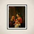 Madonna and Child with St Anne framed