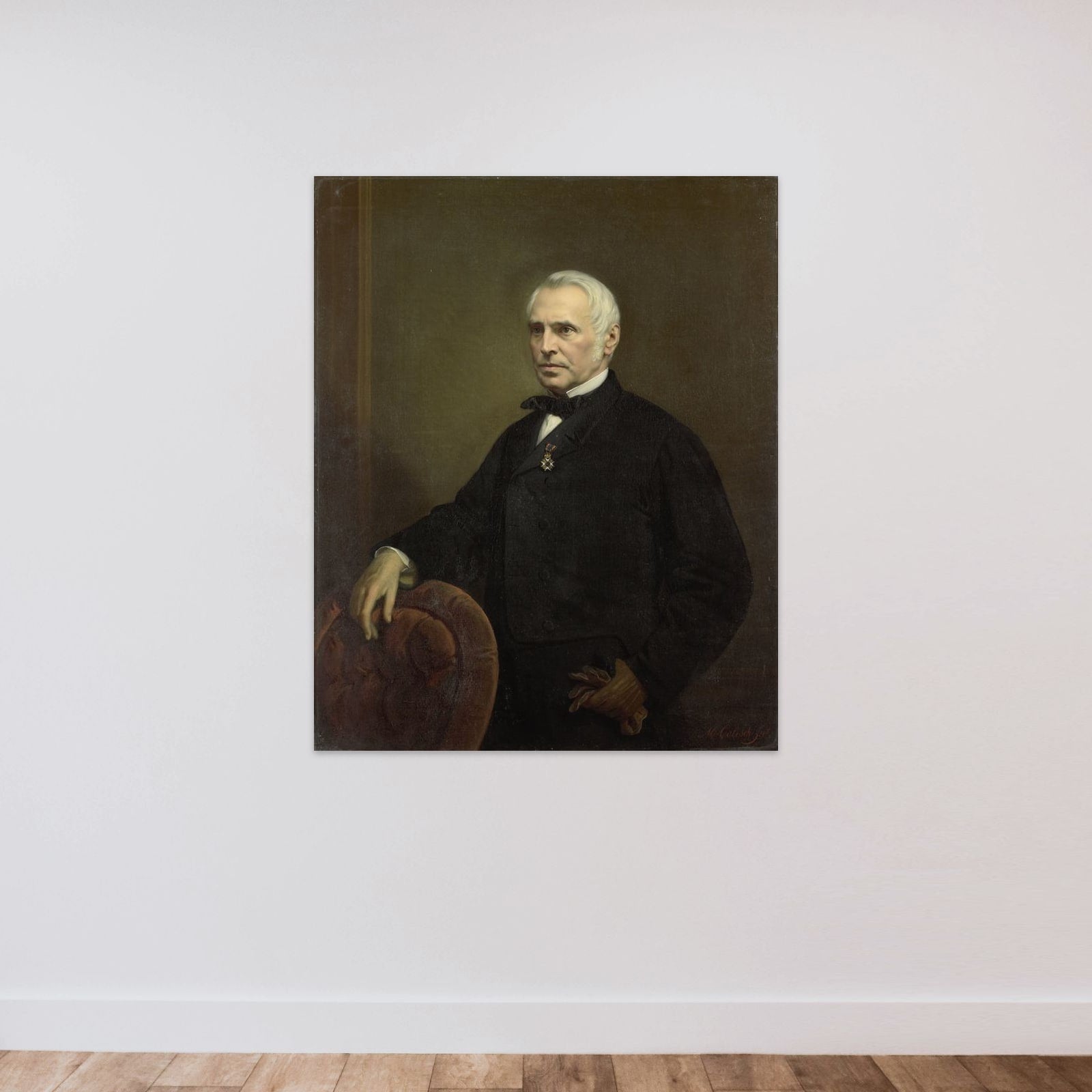 Cornelis Outshoorn (1810-75). Engineer and Architect unframed — shown to scale