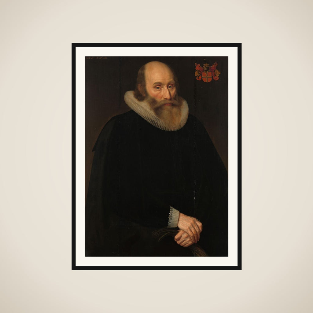 Portrait of Antonius Antonides van der Linden, Physician in Amsterdam framed