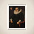Portrait of Sara Sweerts de Weert, second Wife of Antonius Antonides van der Linden framed