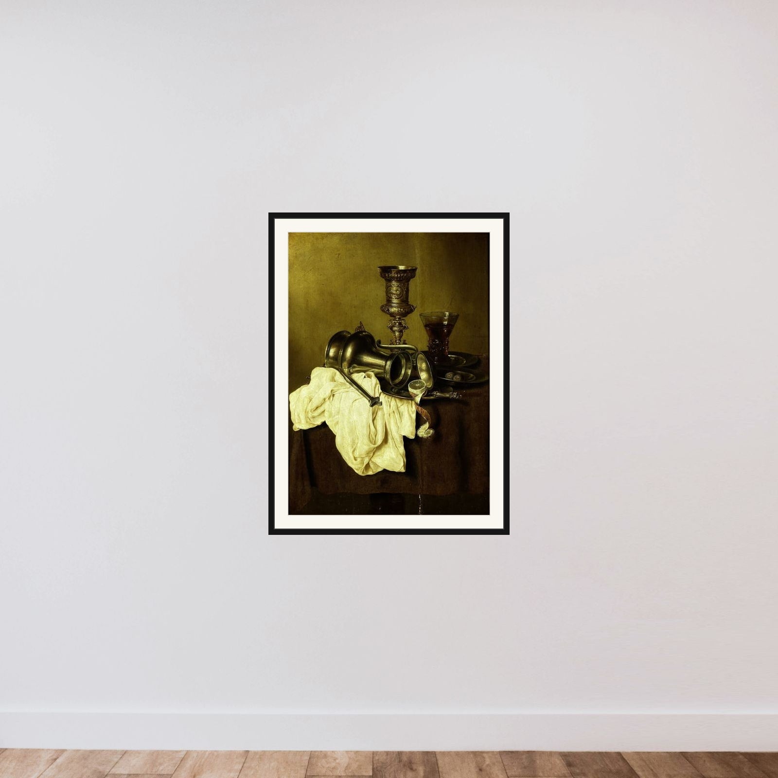 Still Life framed — shown to scale