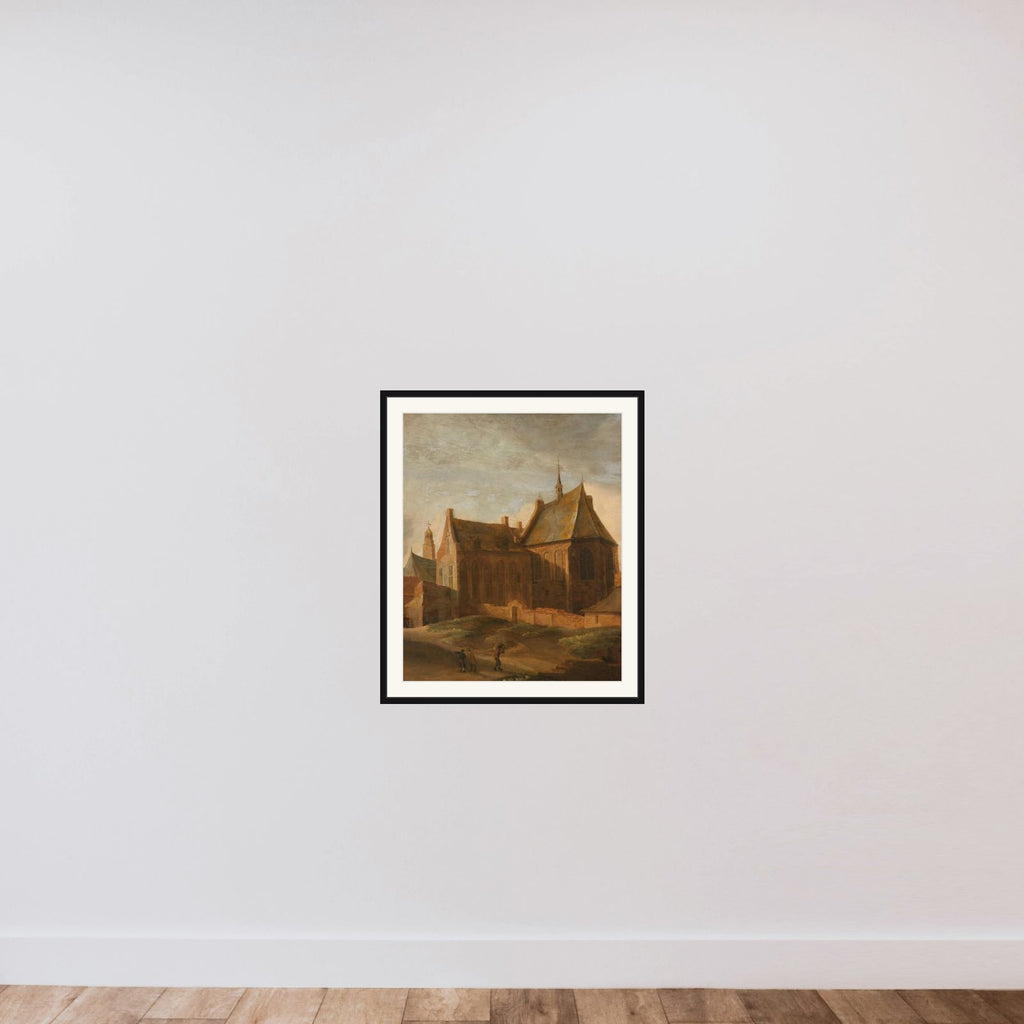 Convent of Saint Agnes in Utrecht framed — shown to scale