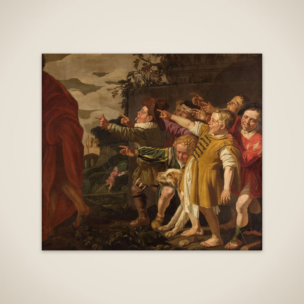 Elisha Mocked by the Little Children unframed print