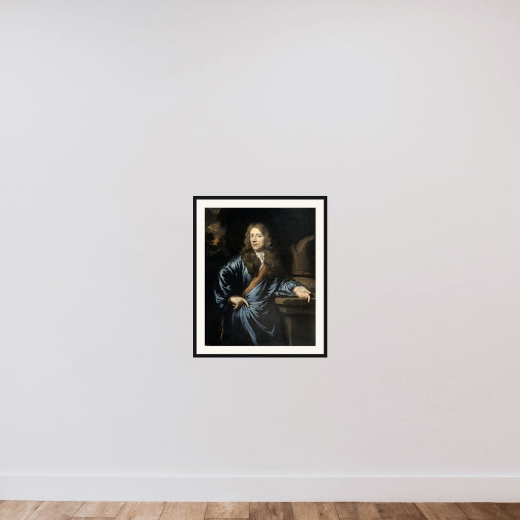 Portrait of Willem Pottey, Lawyer and Accountant-General of Flushing framed — shown to scale