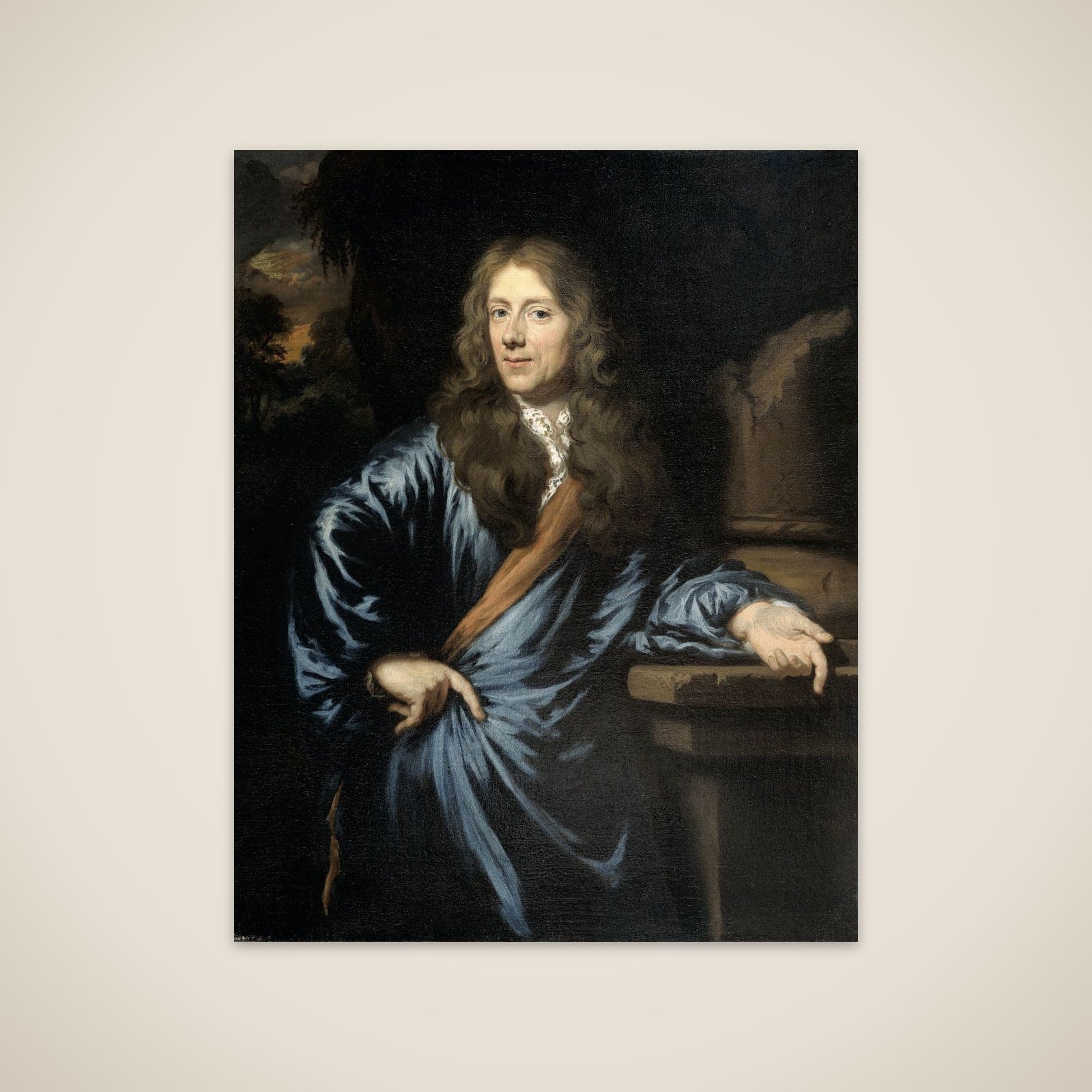 Portrait of Willem Pottey, Lawyer and Accountant-General of Flushing unframed print