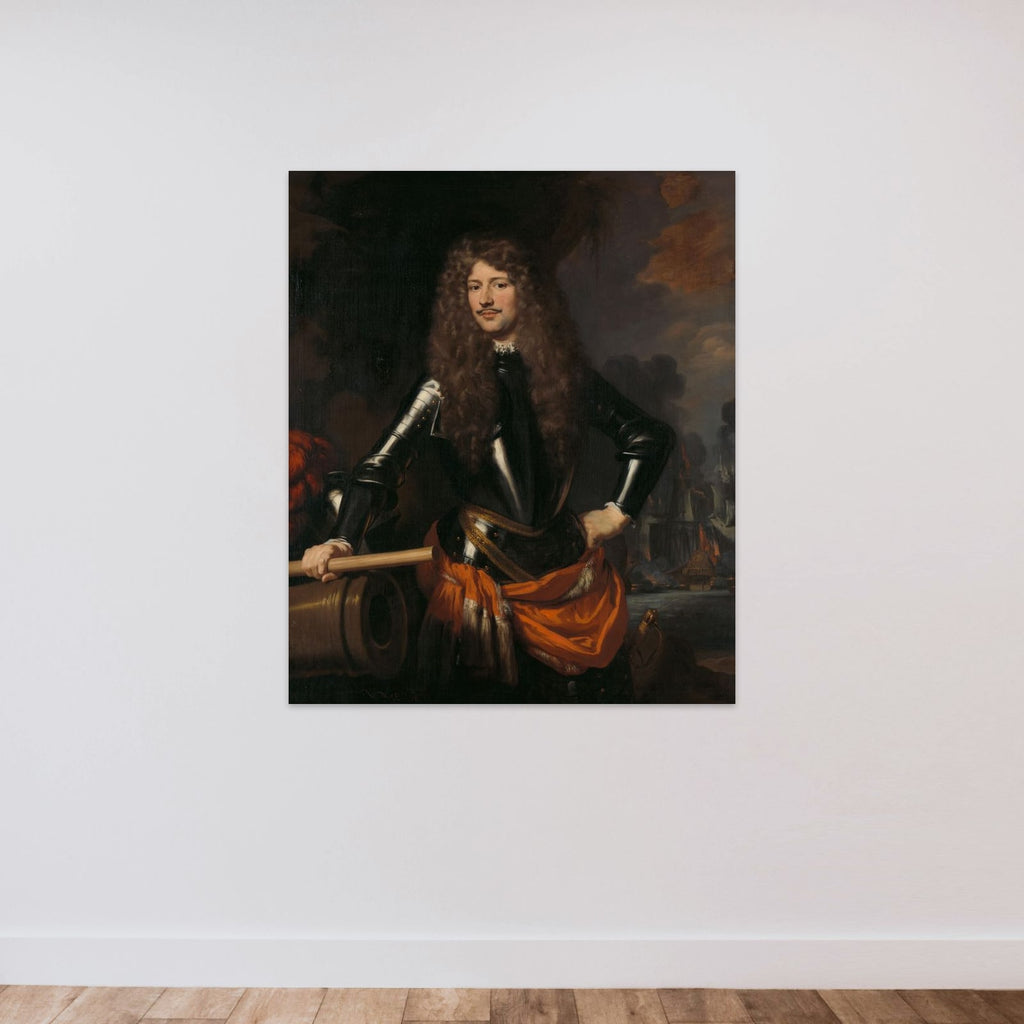 Cornelis Evertsen, Lieutenant-Admiral of Zeeland unframed — shown to scale