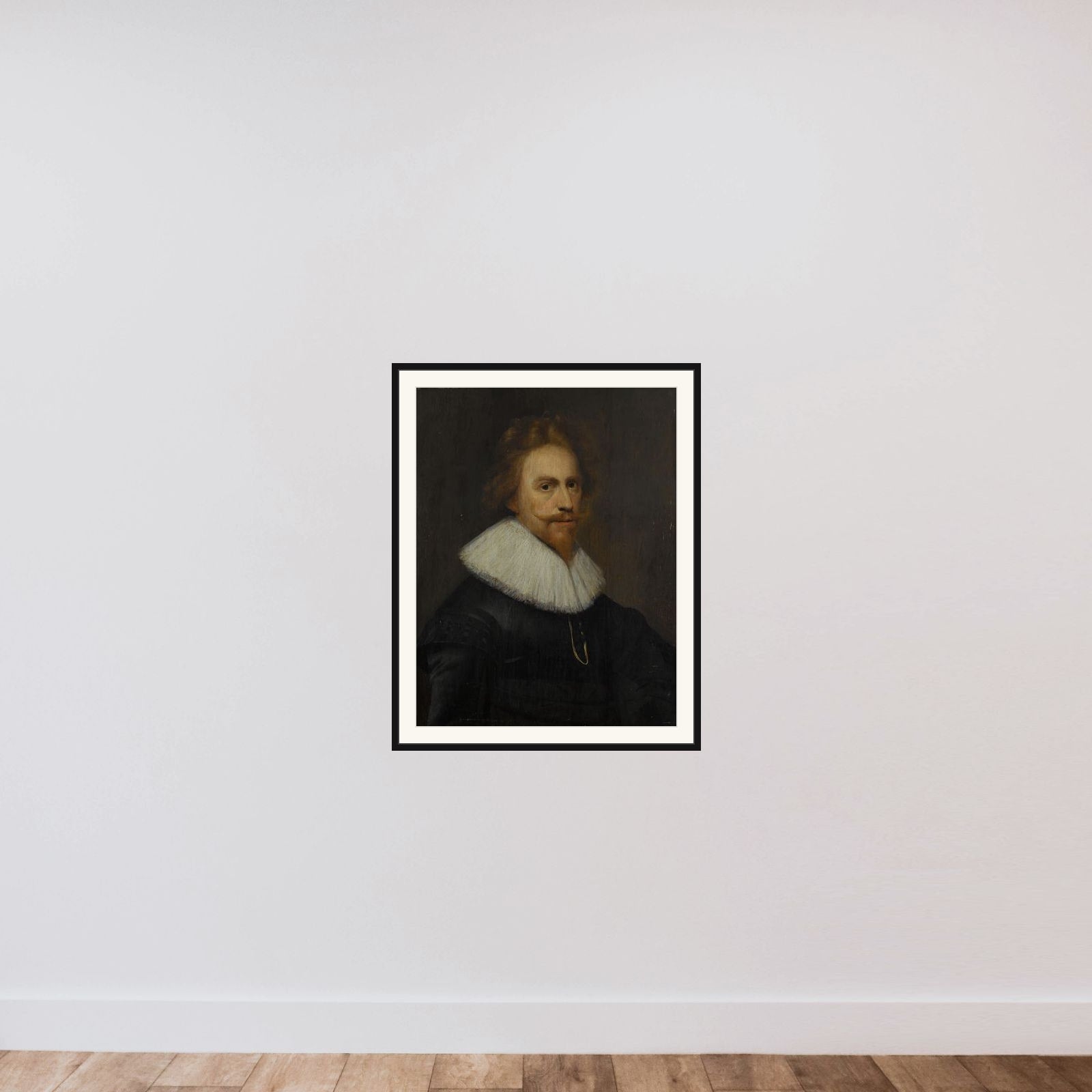 Self-Portrait framed — shown to scale