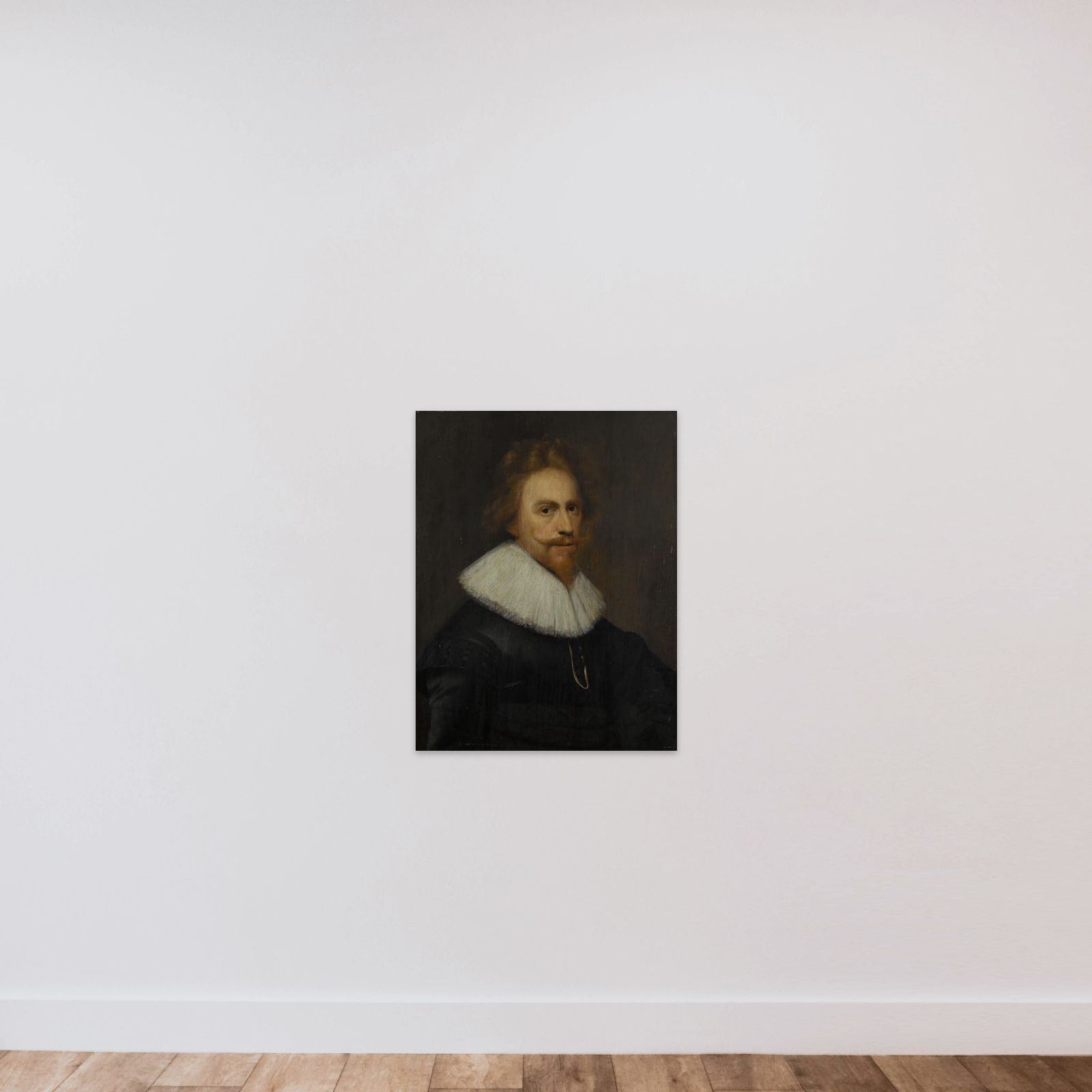 Self-Portrait unframed — shown to scale