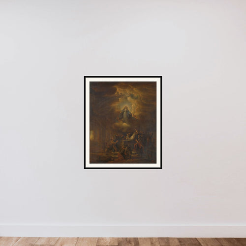 Assumption of the Virgin framed — shown to scale