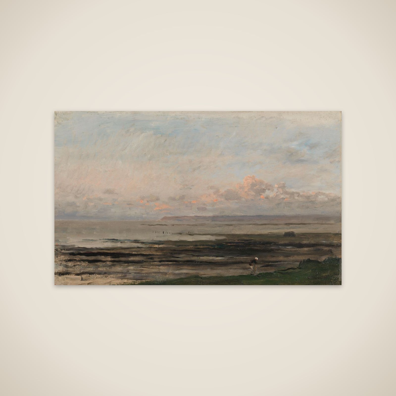 A Beach at Ebb Tide unframed print