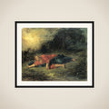 The Agony in the Garden framed