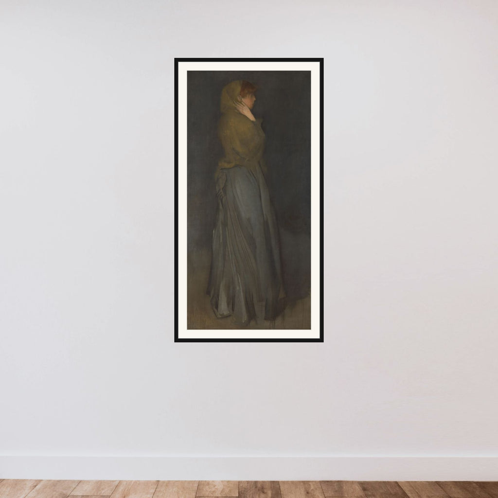 ‘Arrangement in Yellow and Gray’: Effie Deans framed — shown to scale